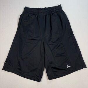 Jordan 12" Jumpman Shorts Men's M Black Training Logo Basketball Y2K